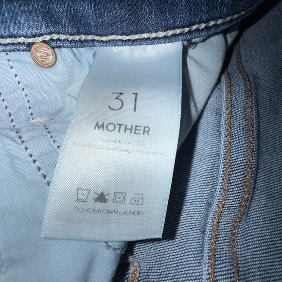As Seen on Miranda Kerr MOTHER The Stunner Ankle Fray Jeans Women's Size 31 - Picture 11 of 16